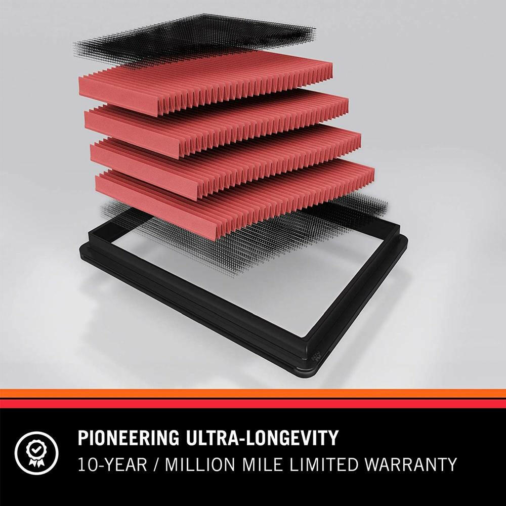 K&N Replacement Air Filter | Multiple Fitments (33-5040).