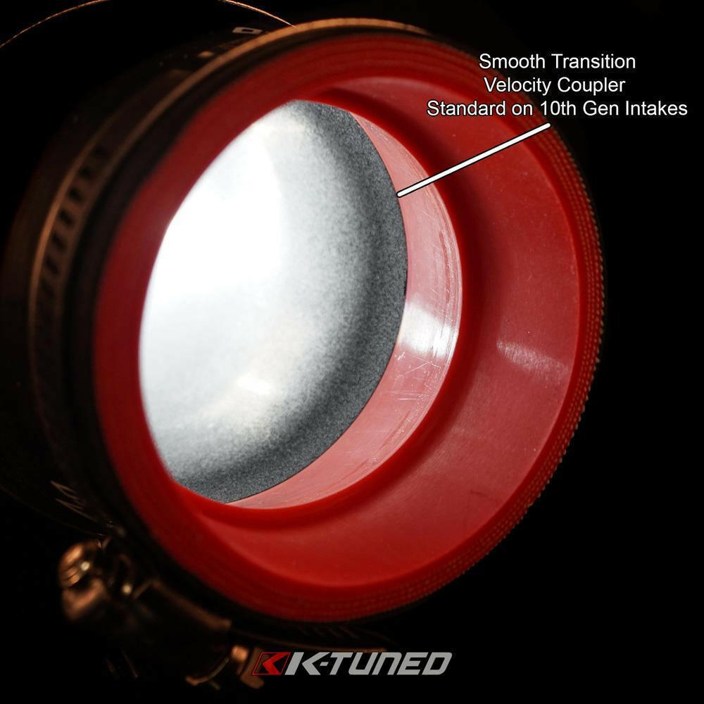 K-Tuned 2.25” Short Ram Air Intake | 2016-2021 Honda Civic 1.5T (KTD-SRX-B22).