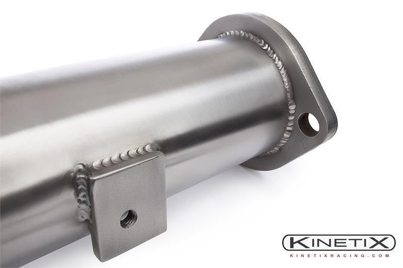 Kinetix Racing High Flow Catalytic Converter | 2008-2015 Mitsubishi Lancer Evolution X (KX-EX-HFC).