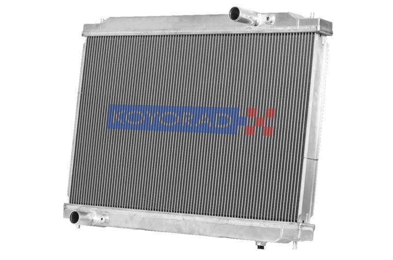 Koyo HH Series Aluminum Radiator w/MAP Upper Radiator Hose | 2003-2007 Mitsubishi EVO 8/9 (HH030939).