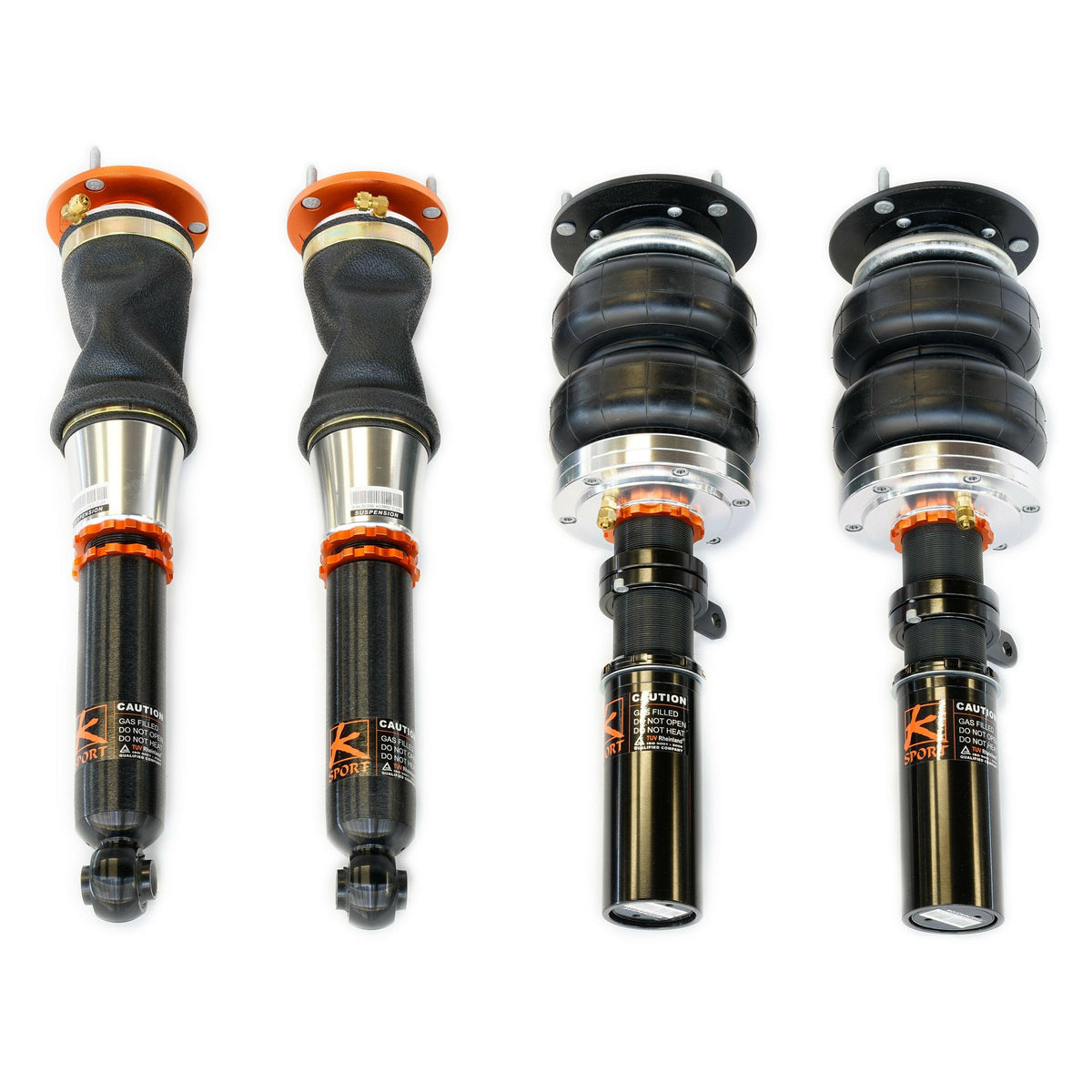 KSport Airtech Air Ride Struts | 2003-2008 Nissan 350z (CNS260-ASO).