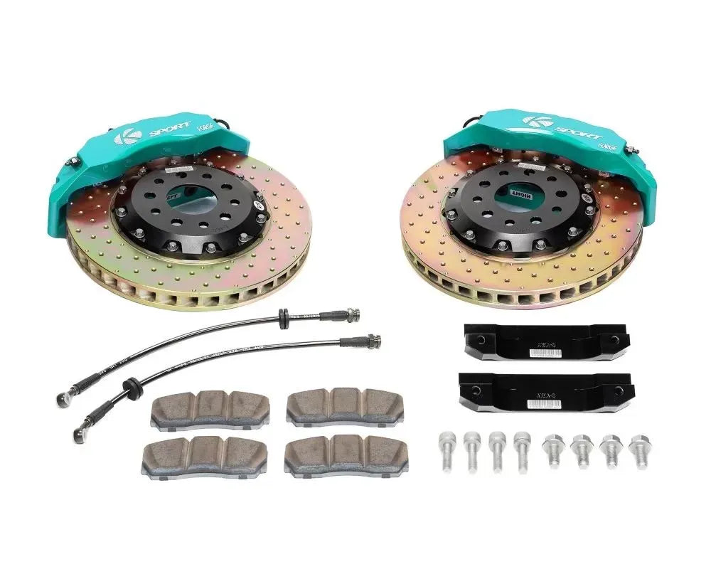 Ksport Dualcomp 4 Piston 330mm Rear Big Brake Kit - Drilled BMW M5 2006-2010.