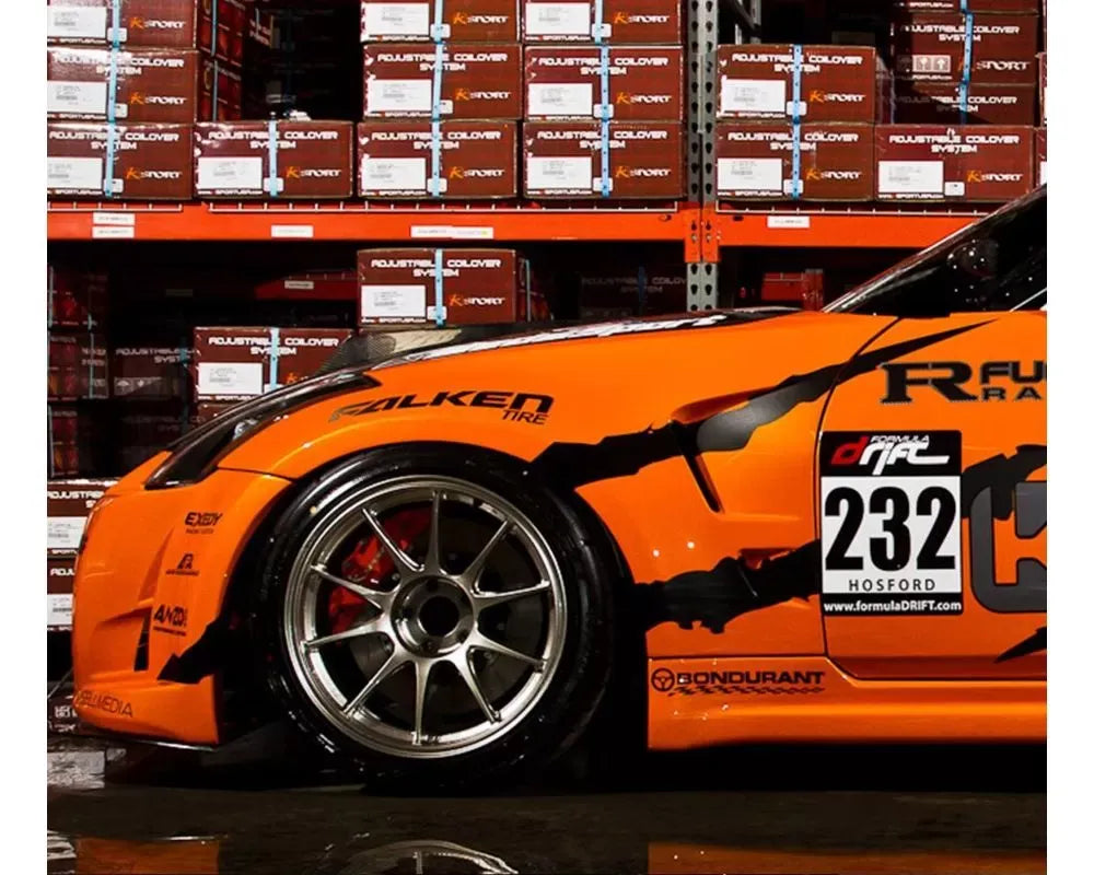 Ksport Supercomp 8 Piston 330mm Front Big Brake Kit - Slotted Acura Integra 1994-2001.