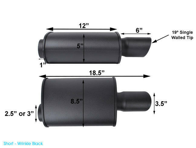 K-Tuned Universal Oval Muffler.