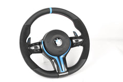 M Performance Carbon Fiber Steering Wheel w/ Red Trim- BMW F Chassis.