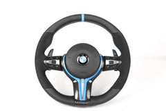 M Performance Carbon Fiber Steering Wheel w/ Red Trim- BMW F Chassis.