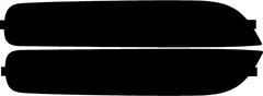 Lamin-X Protective Film Taillight Covers Acura Integra 1994-2002.