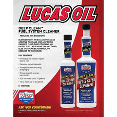 Lucas Oil Deep Clean Fuel System Cleaner - 5.25 fl oz (10669).