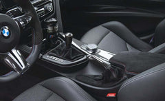 M Performance Style Alcantara Carbon Fiber E-Brake Handle - BMW F & E Chassis.