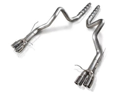 Stainless Works 3in Dual Catback Retro Exhaust w/Resonator for SW Headers Ford Mustang Shelby GT500 5.8L 13-14