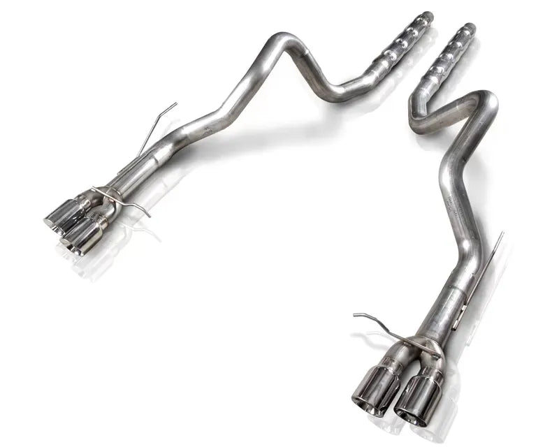 Stainless Works 3in Dual Catback Retro Exhaust without Resonator for SW Headers Ford Mustang Shelby GT500 5.8L 13-14