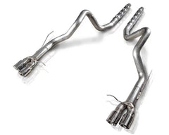 Stainless Works 3in Dual Catback Retro Exhaust without Resonator for SW Headers Ford Mustang Shelby GT500 5.8L 13-14
