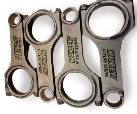 Manley H-Tuff Series Connecting Rods | Mitsubishi 7-Bolt 4G63 Engines (15022-4).