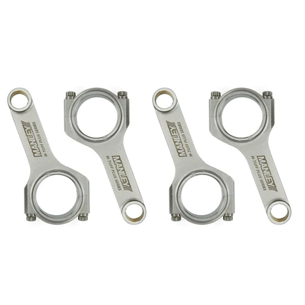 Manley Performance H Tuff Plus Connecting Rod Set - Set of 4 | Multiple Fitments (15084R6-4).