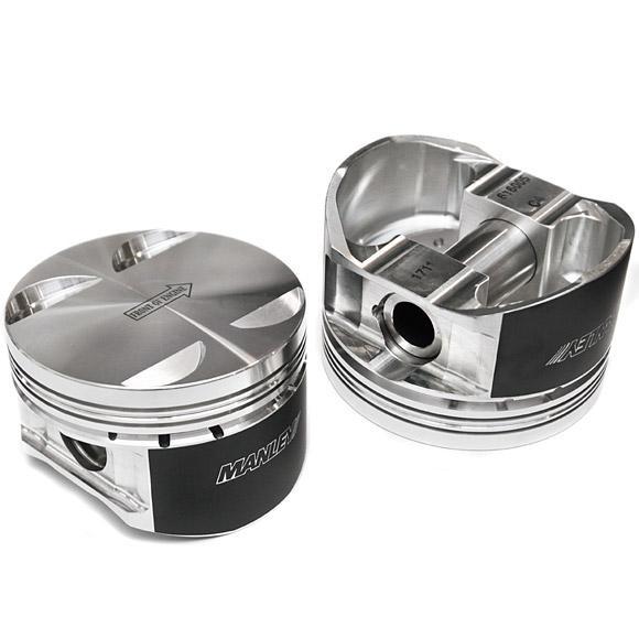 Manley Performance Custom Pistons 80.5-90mm Bore 2.25-2.5in Pin L - Ford / Hyundai / Mazda / Subaru / Toyota | Multiple Fitments (581200-4)