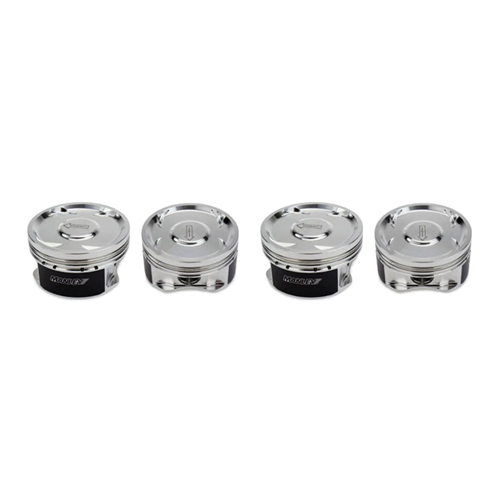 Manley Performance 86mm Bore 8.5:1 Comp Ratio -12.1cc Dish T/T Piston Set | Multiple DSM Fitments (606310CE-4).