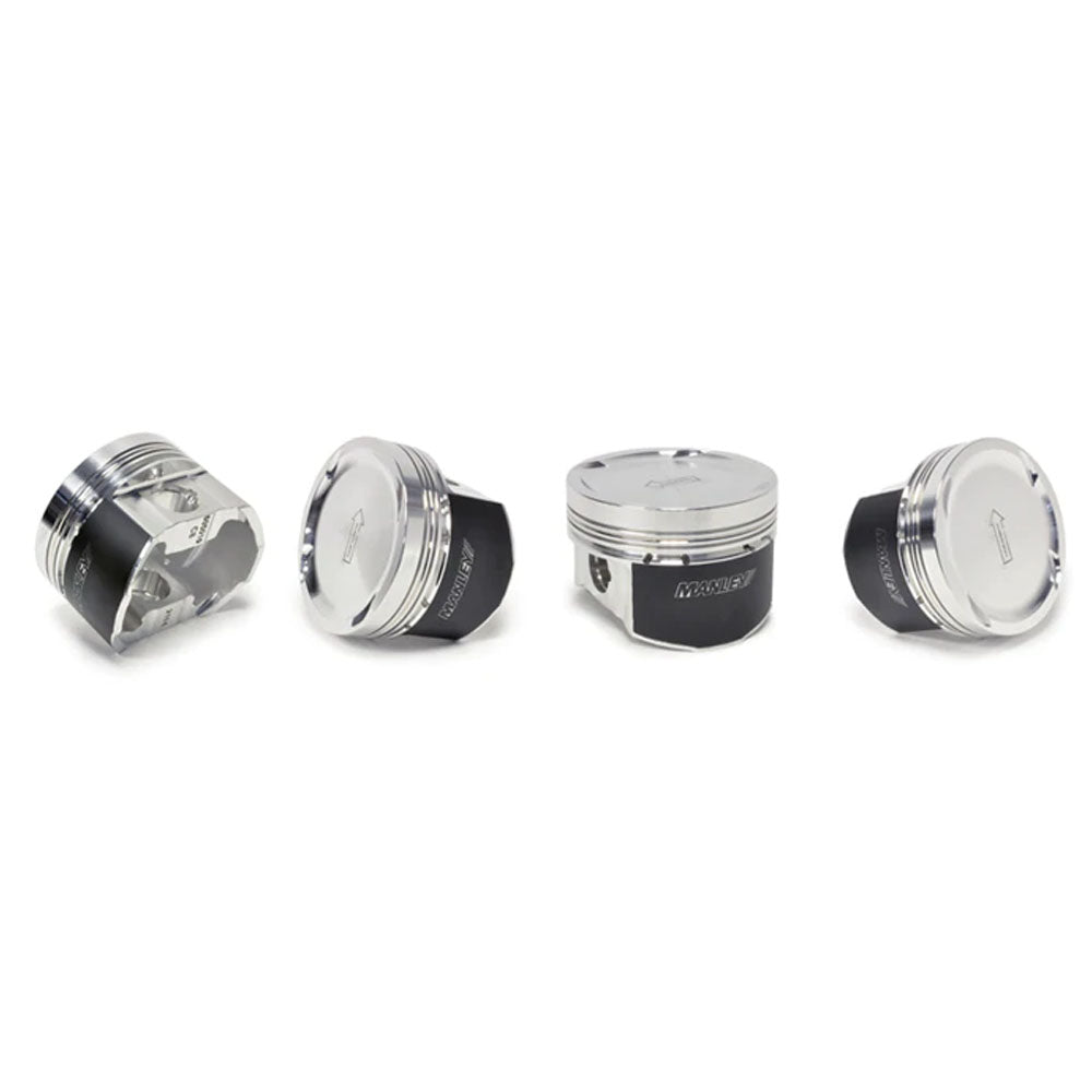 Manley Performance 85.5mm +.5mm Over Bore 100mm Stroke 8.5:1 Dish Piston w/ Rings | Multiple Fitments (608005C-1).
