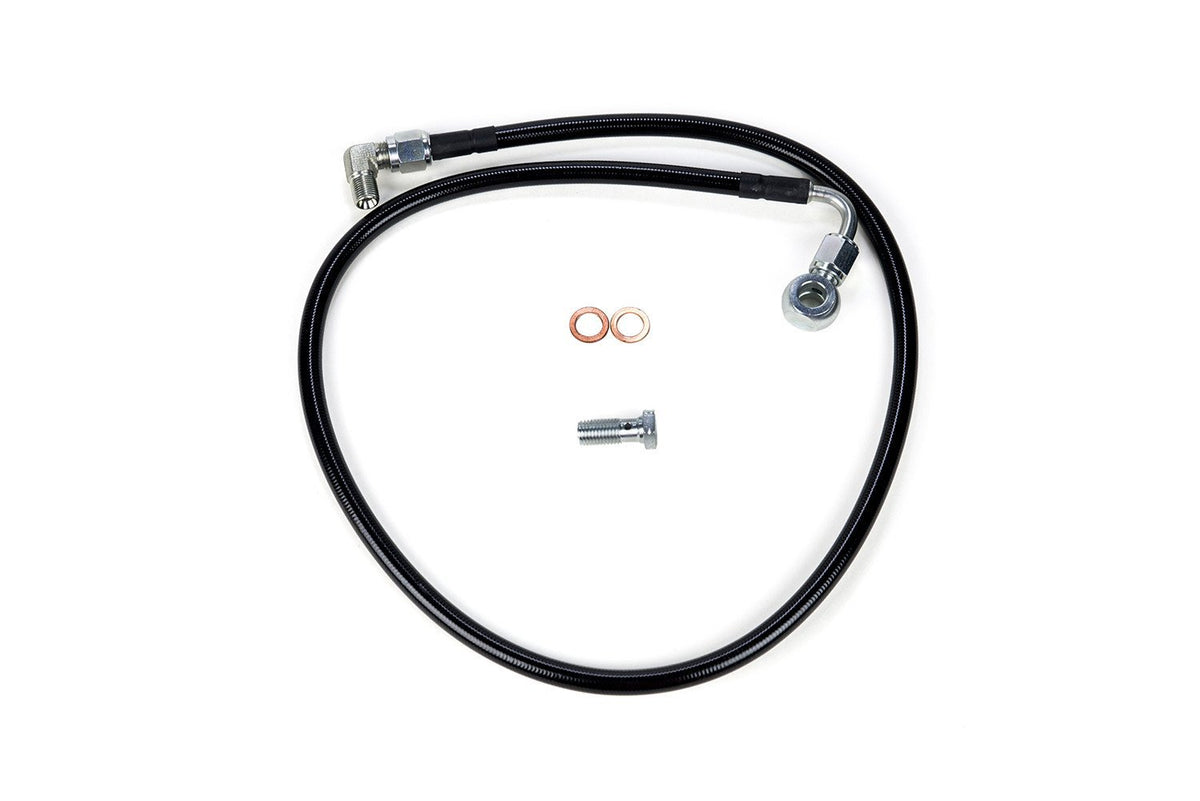 MAP Turbocharger Oil Feed Line Kit T4 Top Mount | 2008-2015 Mitsubishi Evo X (EVOX-OFL-T4).