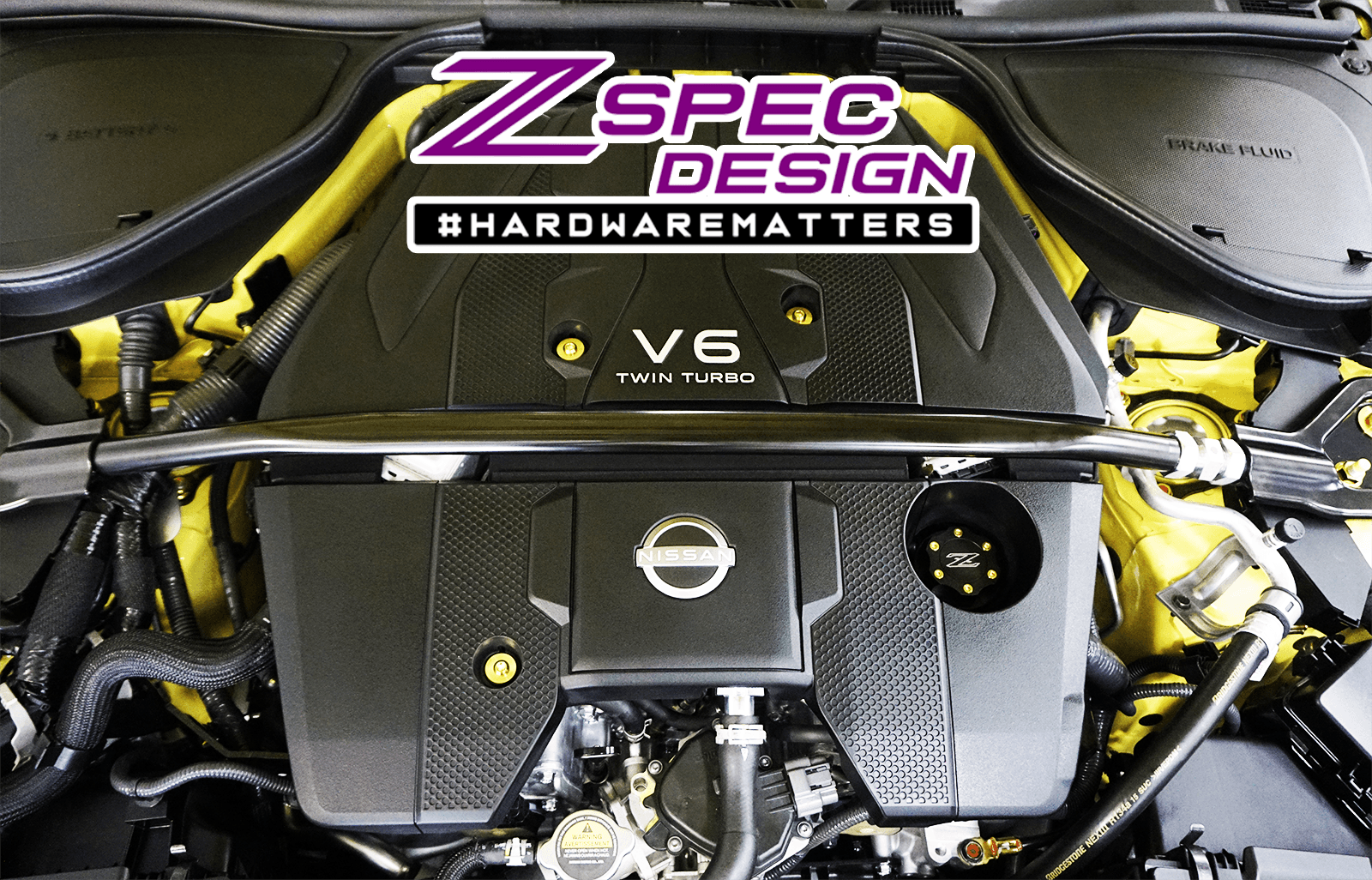 ZSPEC ”Stage 1” Dress Up Bolts® Titanium Hardware Kit | 2023+ Nissan Z 3.0TT (00843612107060).