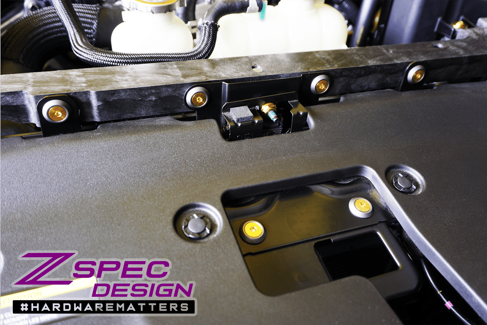 ZSPEC ”Stage 1” Dress Up Bolts® Titanium/Billet Hardware Kit | 2023+ Nissan Z 3.0TT (00843612107602).