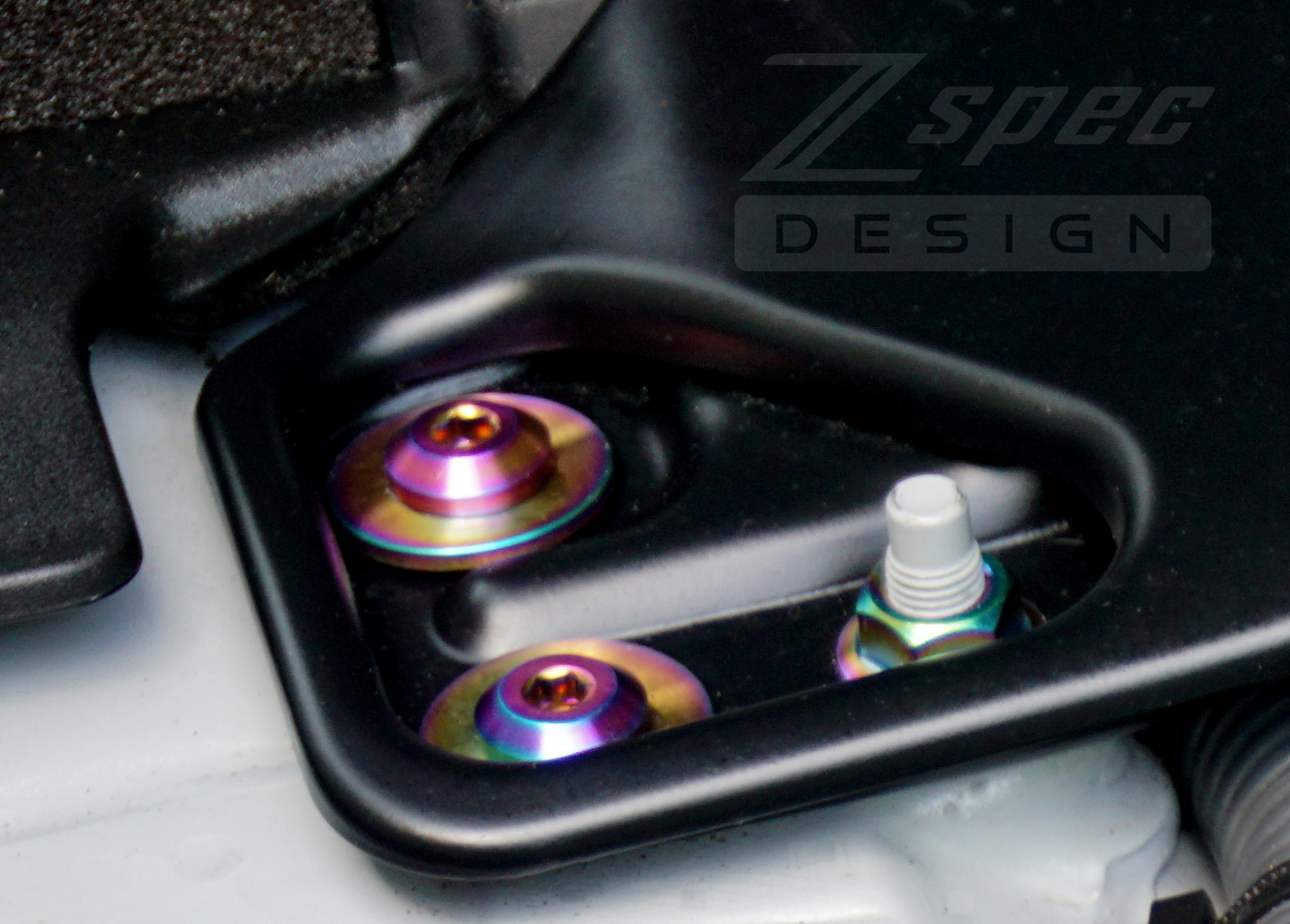 ZSPEC Strut Tower Brace/Bar Titanium Fastener Kit | 2023+ Nissan Z (00843612141590).