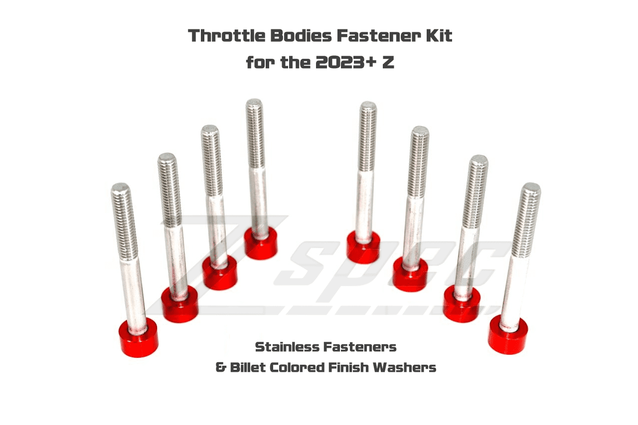 ZSPEC Throttle Bodies Stainless/Billet Fastener Kit | 2023+ Nissan Z (00843612141316).