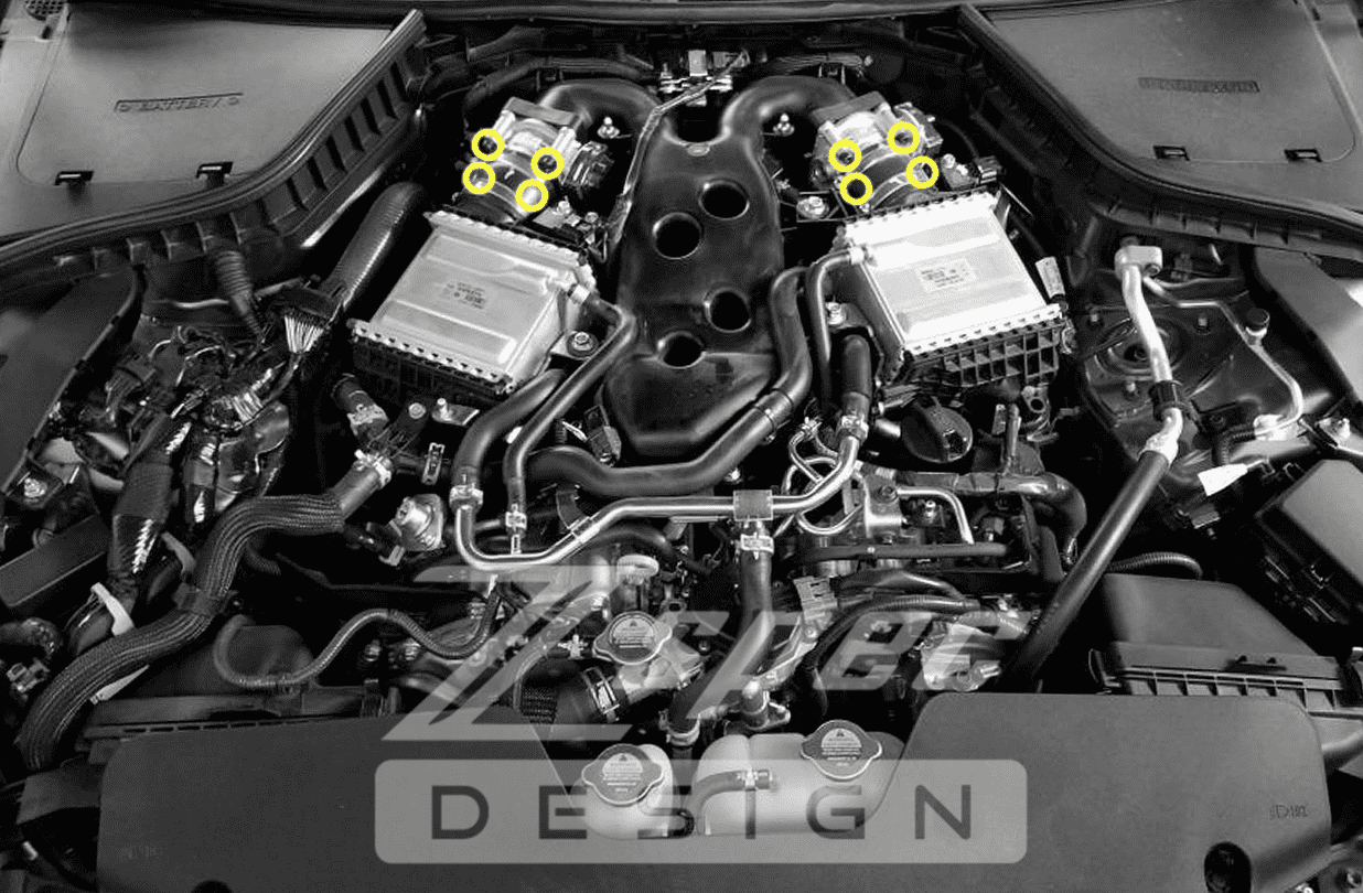 ZSPEC Throttle Bodies Stainless/Billet Fastener Kit | 2023+ Nissan Z (00843612141316).