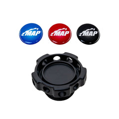 MAPerformance Billet Evo X Oil Cap | 2008-2015 Mitsubishi Evo X (MAP EVOX-OC-BK).