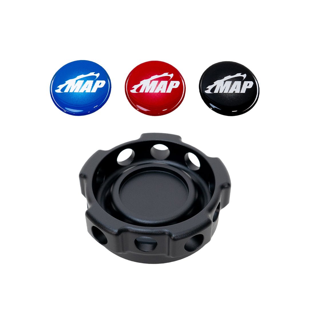 MAPerformance Billet Honda Oil Cap | 2016-2024 Honda Civic (HDAX-OC-BK).