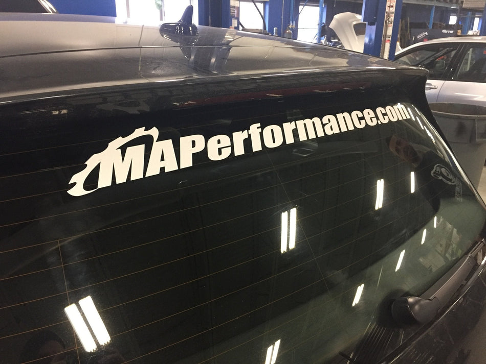 MAPerformance Mini Windshield Banner - 4”x38”