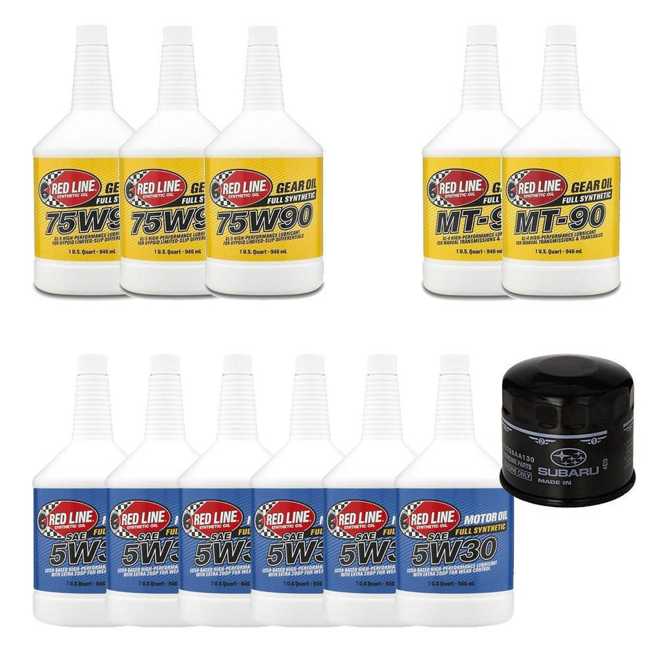 Complete Drivetrain Fluid Change Package | 2013-2021 Subaru BRZ / Scion FR-S / Toyota 86