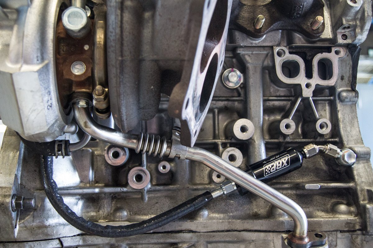 MAP Turbocharger Oil Feed Line Kit | 2008-2015 Mitsubishi Evo X (EVOX-OFL).
