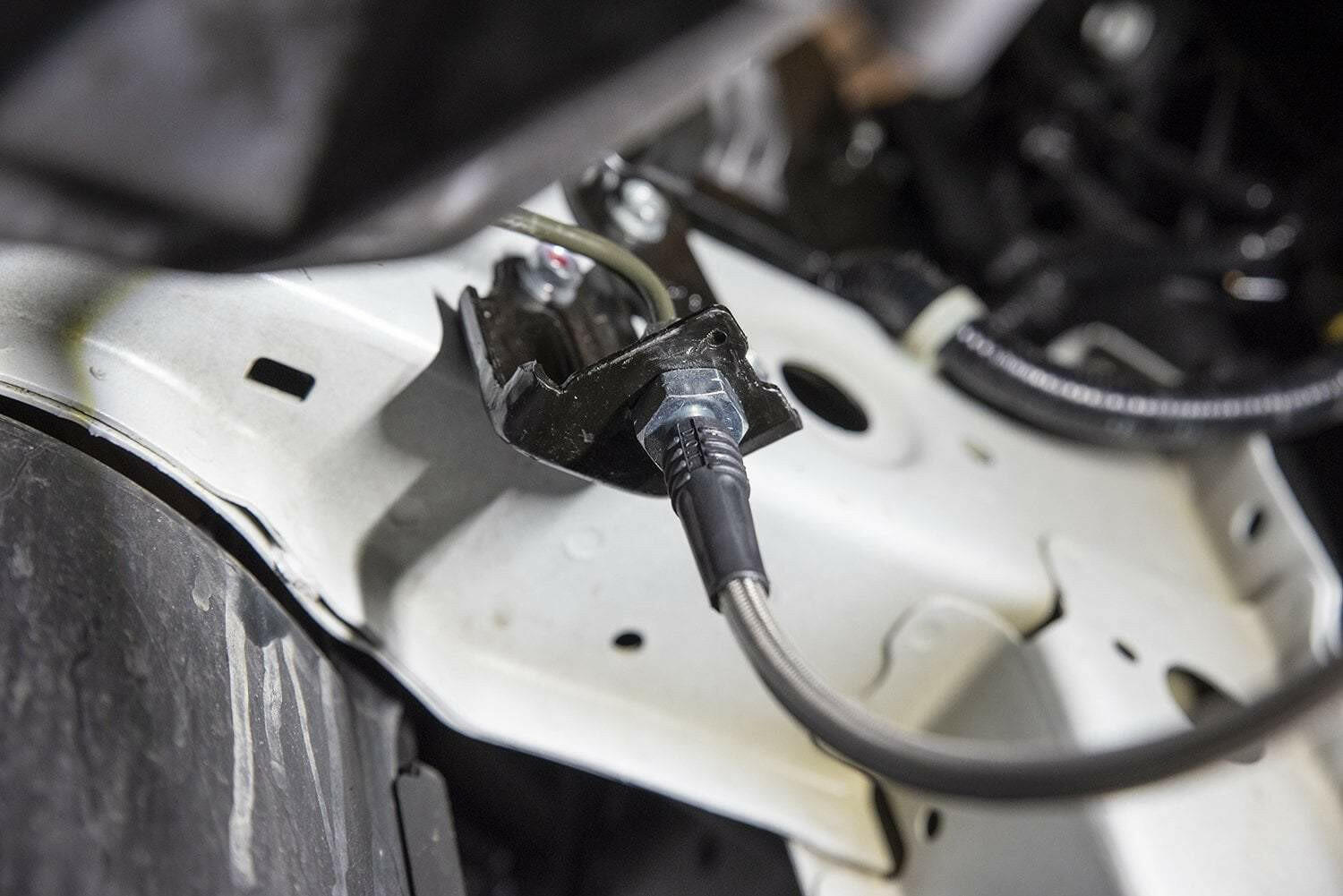 MAP Stainless Braided Clutch Line | 2016+ Honda Civic 1.5T (HDAX-CLK-SS).