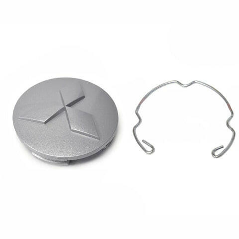 Mitsubishi OEM Wheel Center Cap and Retainer Clip | 2003-2005 Mitsubishi Evo 8 (MAP-MIT-4252A014-MB579402).