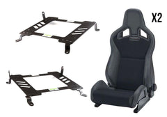 Recaro Sportster CS Seats + Planted Mounting Hardware Combo | 2008-2015 Mitsubishi Evo X.