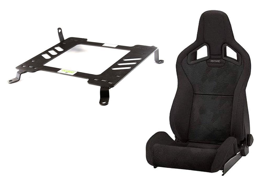 Recaro Cross Sportster CS Seats + Planted Mounting Hardware Combo | 2008-2015 Mitsubishi Evo X.