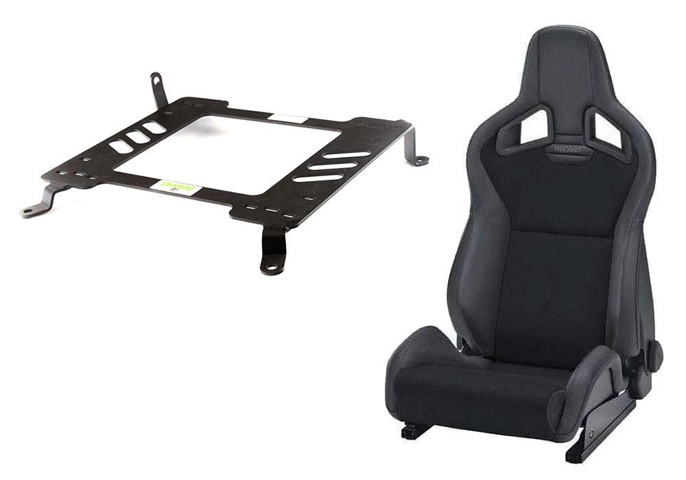 Recaro Cross Sportster CS Seats + Planted Mounting Hardware Combo | 2008-2015 Mitsubishi Evo X.
