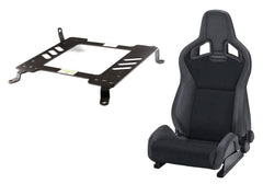 Recaro Cross Sportster CS Seats + Planted Mounting Hardware Combo | 2008-2015 Mitsubishi Evo X.