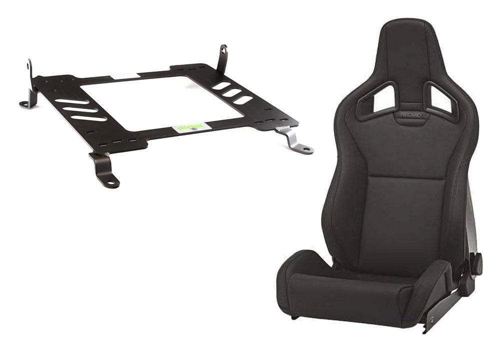 Recaro Cross Sportster CS Seats + Planted Mounting Hardware Combo | 2008-2015 Mitsubishi Evo X.