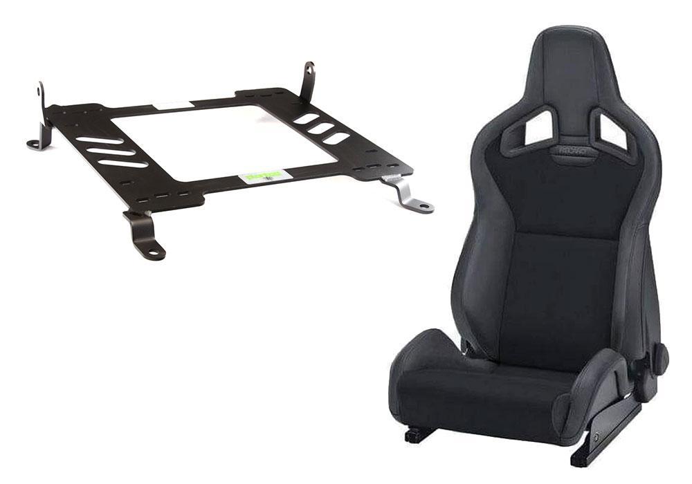 Recaro Cross Sportster CS Seats + Planted Mounting Hardware Combo | 2008-2015 Mitsubishi Evo X.