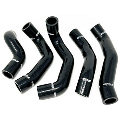 Torque Solution Silicone Radiator Hose Kit | 2013-2017 Hyundai Veloster 1.6T (TS-CH-729BK).
