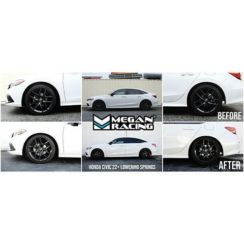 Megan Racing Lowering Springs | 2022+ Honda Civic Base/Si (MR-LS-HC22).