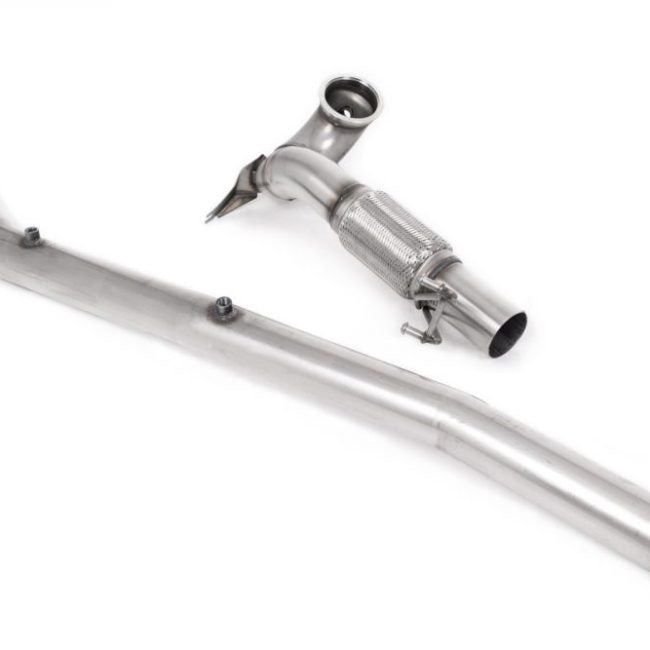 Milltek Large Bore Downpipe with Race Pipe for 8Y Audi S3 / MK8 Volkswagen Golf R