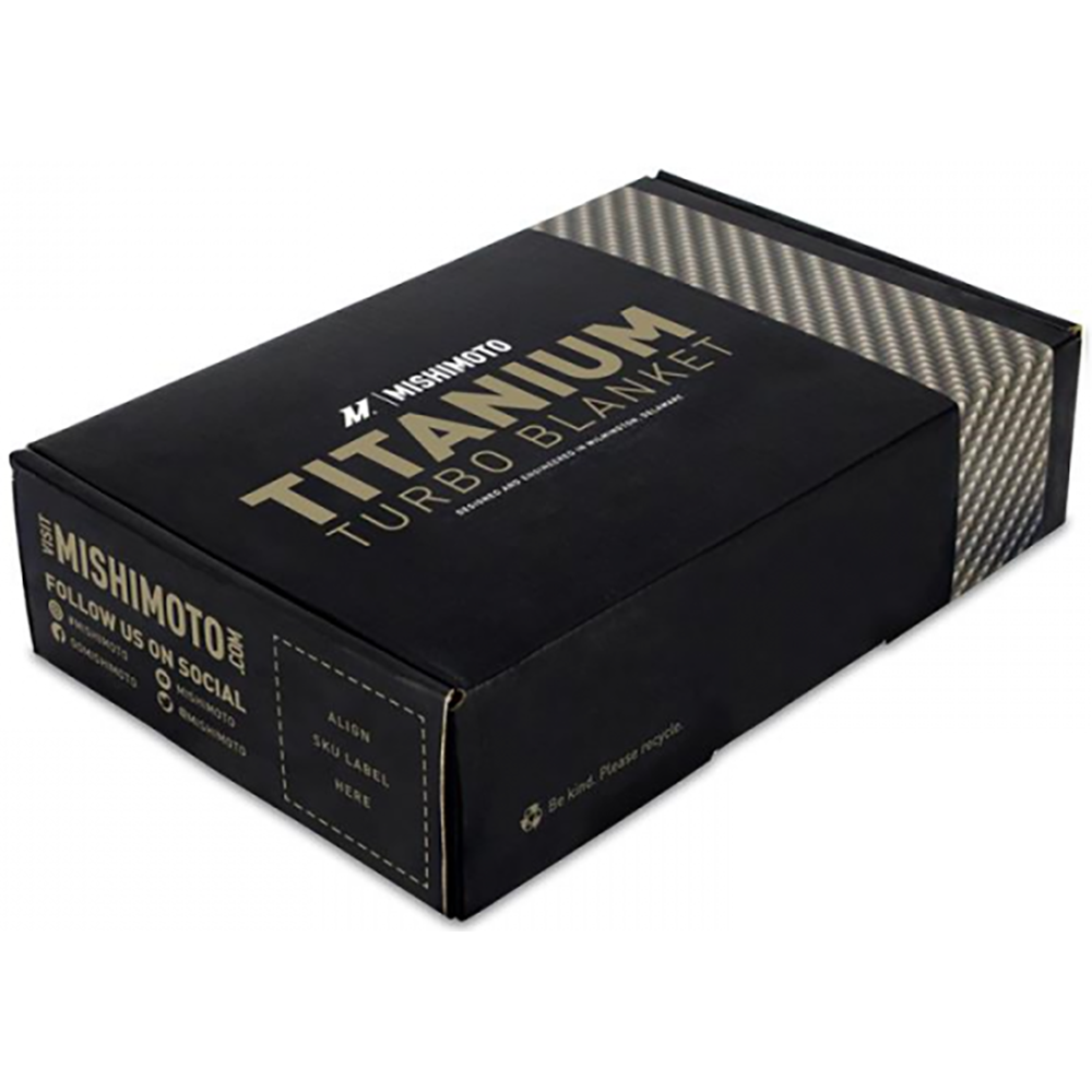 Mishimoto Titanium Turbo Blanket | 2015-2021 Ford Mustang Ecoboost (MMTB-MUS4-15)