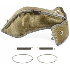 Mishimoto Titanium Turbo Blanket | 2015-2021 Ford Mustang Ecoboost (MMTB-MUS4-15)
