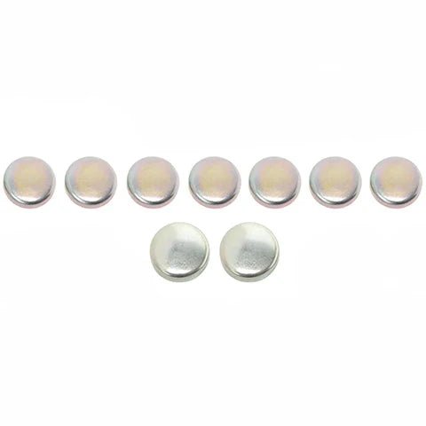 Mitsubishi OEM Engine Block Freeze Plug Set | 1990-1999 Mitsubishi Eclipse/Eagle Talon/Plymouth Laser, and 1992-2006 Mitsubishi 1-9 (MAP-MIT-1G-FRZPLG/MAP-MIT-2GEVO-FRZPLG).