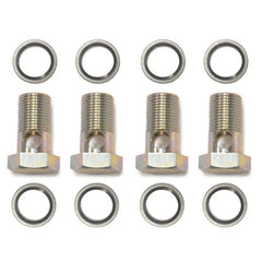 Mitsubishi OEM Engine Oil Cooler Line Banjo Bolt Set | 2001-2015 Mitsubishi Evo 7/8/9/X (MAP-MIT-1225A006-MR464563).
