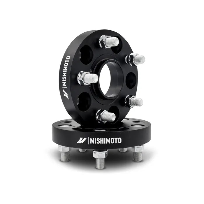 Mishimoto Wheel Spacers - 5x120 - 64.1 CB - M14 x1.5 - 50mm | 2017+ Honda Civic Type-R (MMWS-013-500BK).