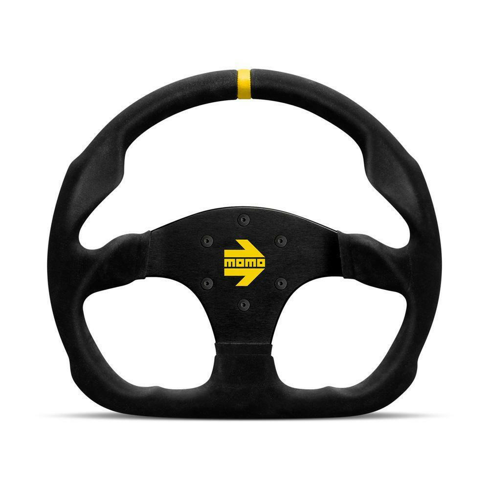 MOMO MOD.30 320mm Black Suede Steering Wheel (R1960/32S).