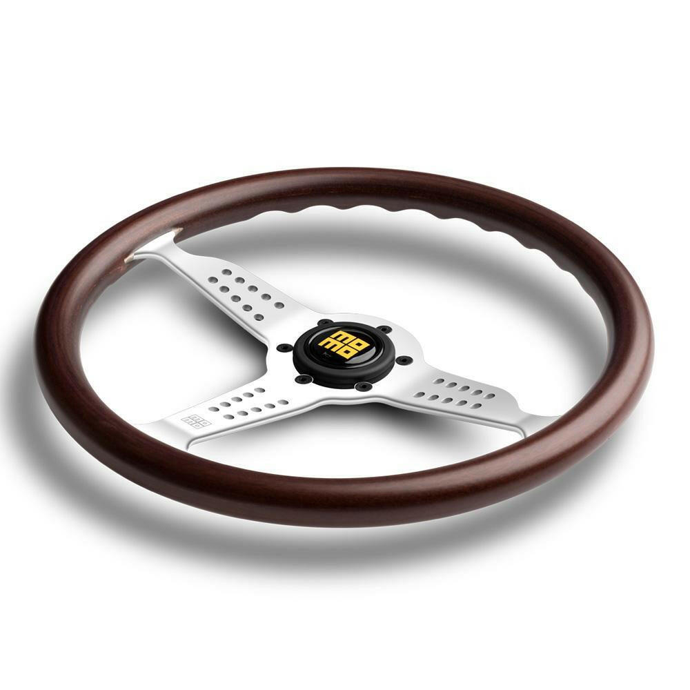 MOMO Super Grand Prix 350mm Mahogany Wood Steering Wheel (GRA35WD0P).